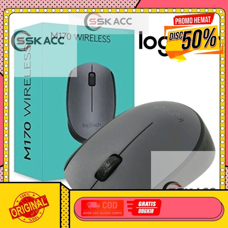 Mouse Logitech M170 / Mouse Wireless Logitech / Mouse M 170 GROSIR-KOMPUTER