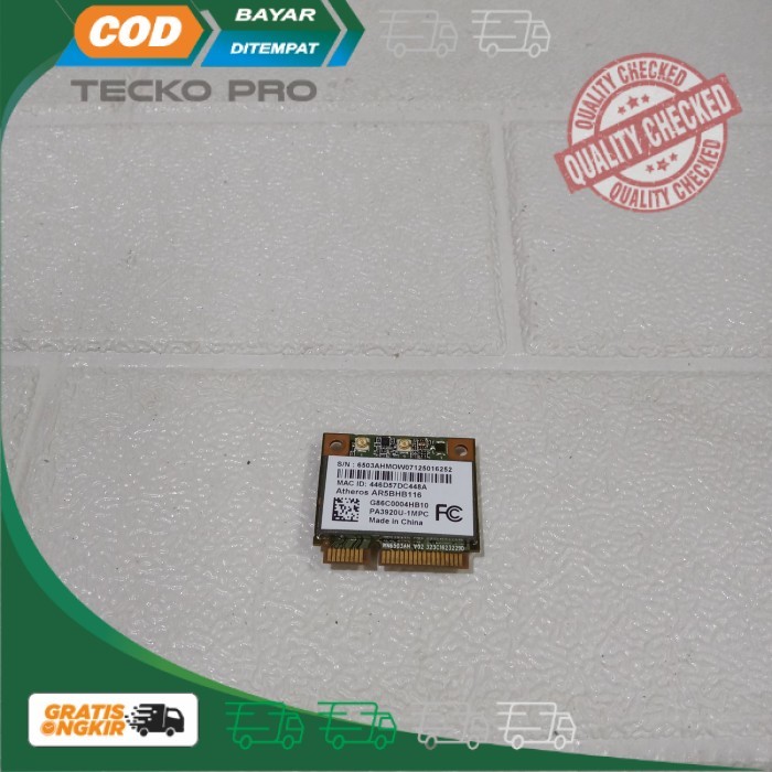 Wificard Wifi TOSHIBA dynabook R731 R731/C Portege R830