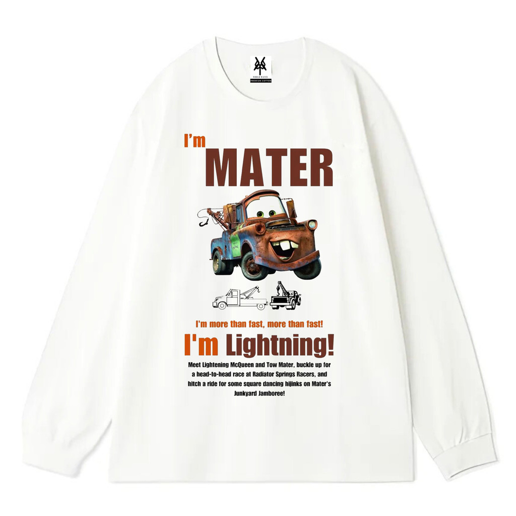 Patternmerch "disney cars mater" Oversize T-Shirt | Longsleeve Oversized | Kaos