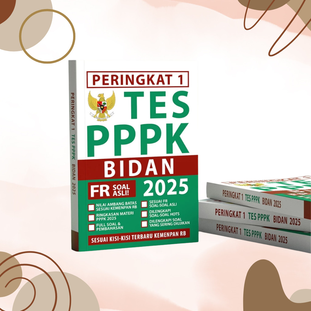 Buku PPPK Bidan 2025 – Tes dan Soal PPPK Bidan 2025 | Buku Soal & Pembahasan Lengkap