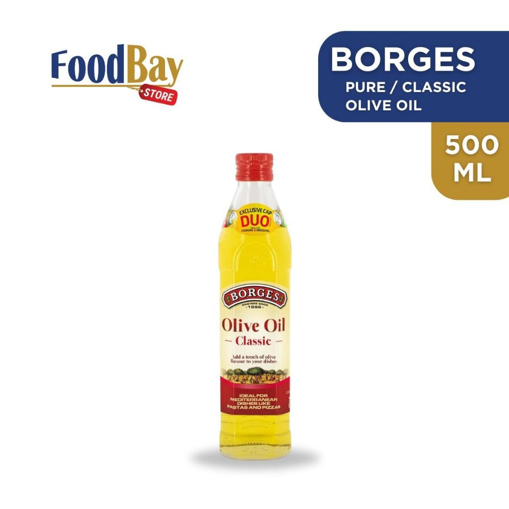 

[SDW] pekanbaru/BORGES Pure Olive Oil 500 ml / Minyak Zaitun Classic 500ml