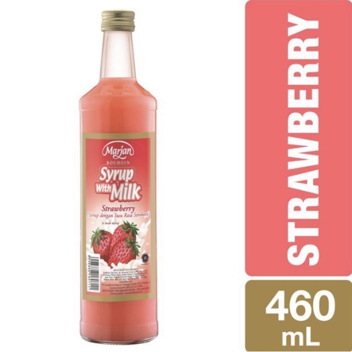 

NEW ITEM MINUMAN MARJAN SYRUP WITH MILK STRAWBERRY 460ML