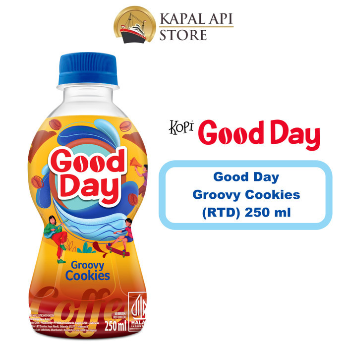 

NEW ITEM MINUMAN GOOD DAY GROOVY COOKIES 250ML