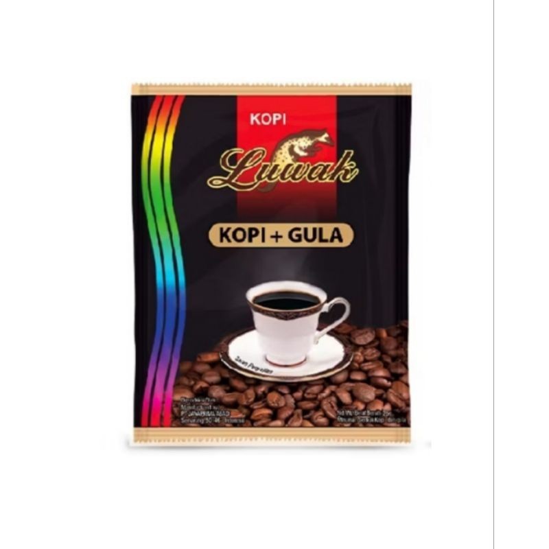 

Luwak Kopi Hitam + Gula 23gr 1 renteng