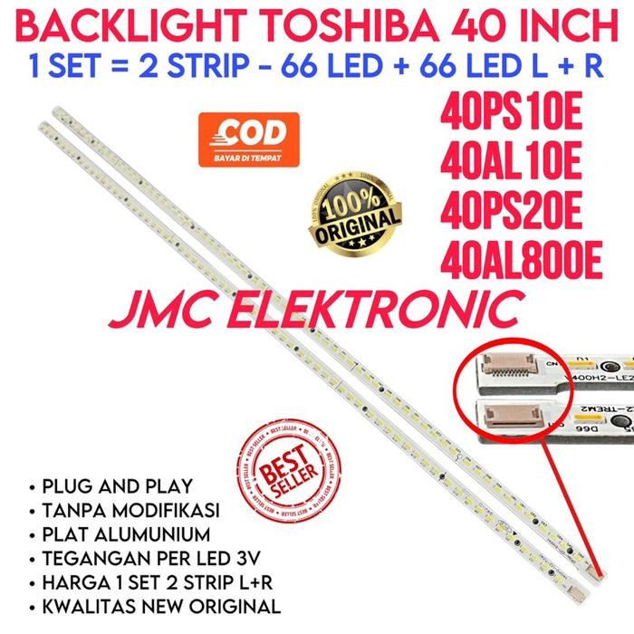 DK23 BACKLIGHT TV LED TOSHIBA 40 INC 40PS10E 40PS20E 40AL10E 40AL800 40AL70E LAMPU BL SMD TOSHIBA 40