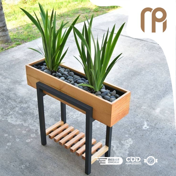 Vas Bunga Kayu Vas Aestetik Kayu Minimalis