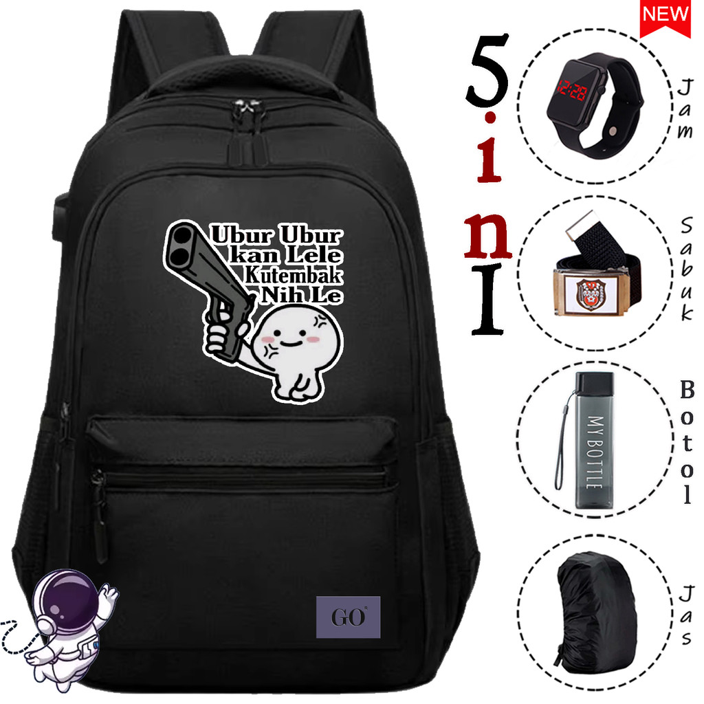 WBS - Tas Ransel Sekolah Tas Backpack Wanita/Perempuan Tas Sekolah Fhasion Wanita SD SMP Tas Sekolah