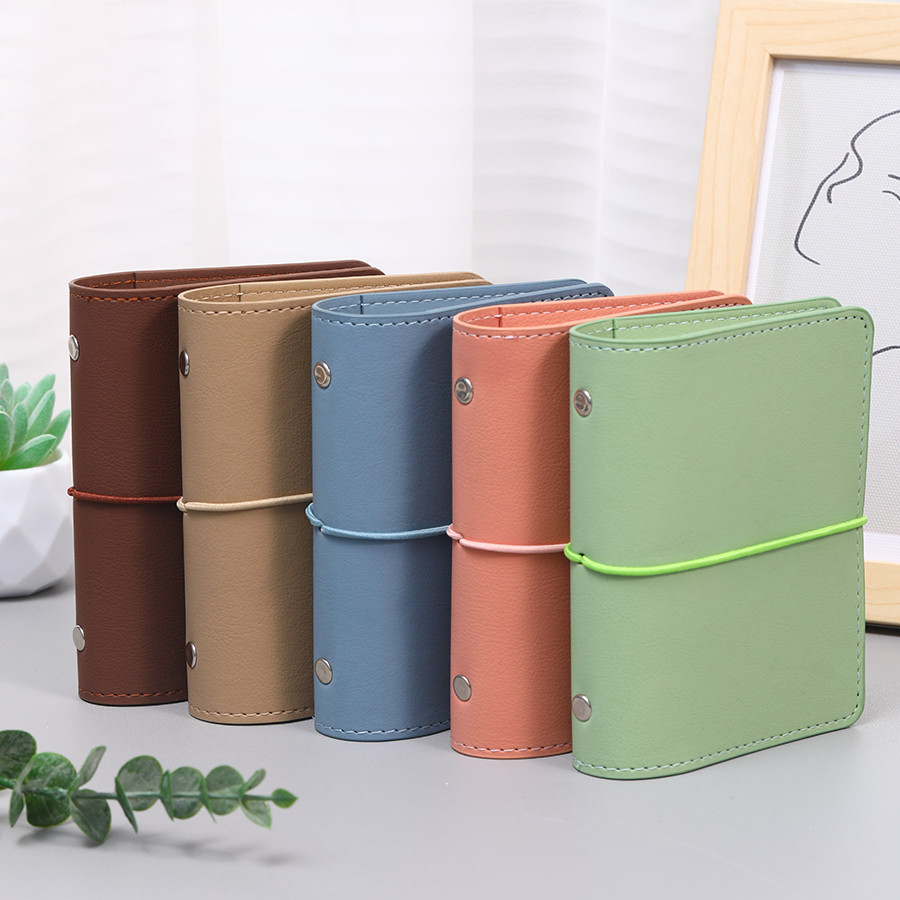 

A7 notebook with 5 holes, loose leaf notebook, m5 simple, artistic, high aesthetic, style, soft leather notebook, portable