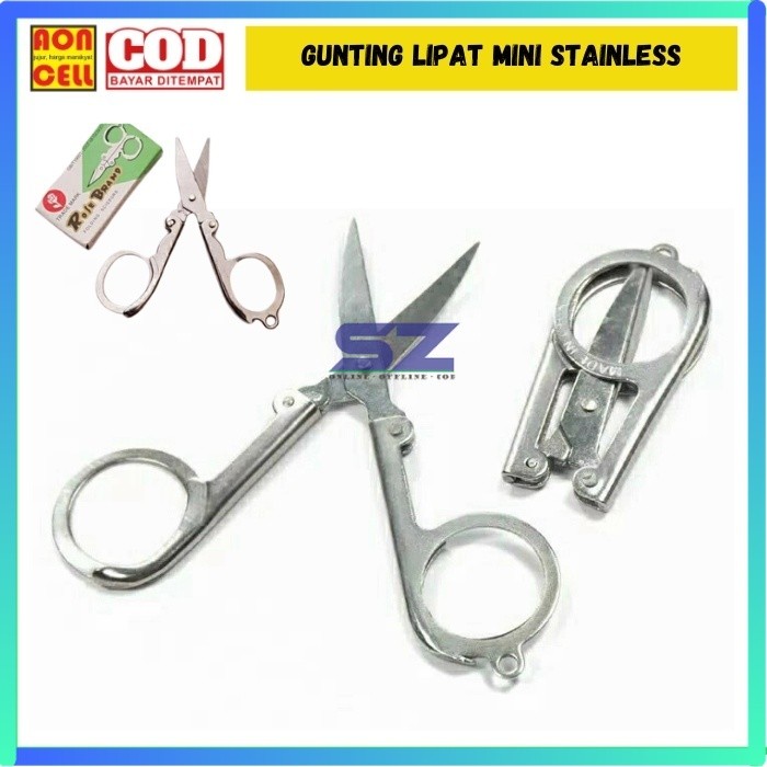 

gunting lipat kecil stainless steel