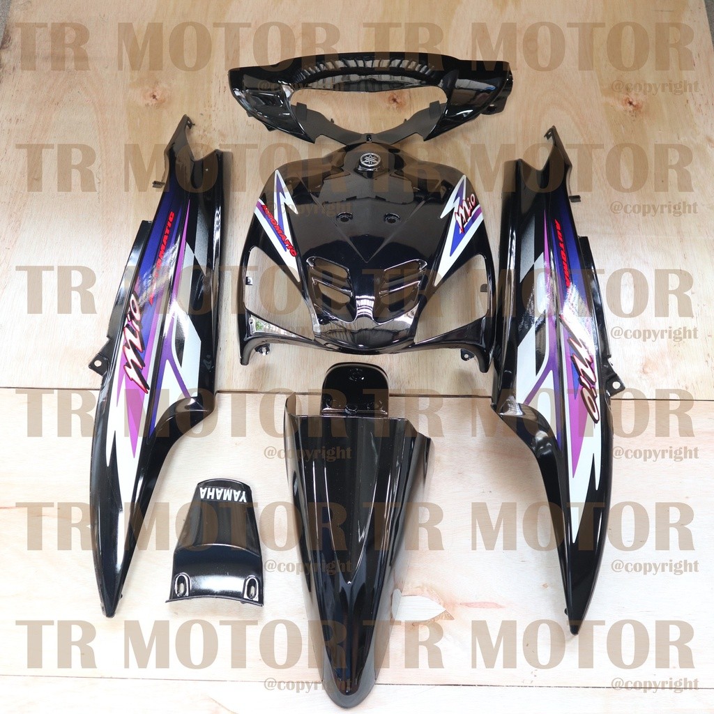 COD - Body Mio Sporty Full Set 2003 Hitam Body Halus Mio Sporty Mio Lama - Bahan ABS