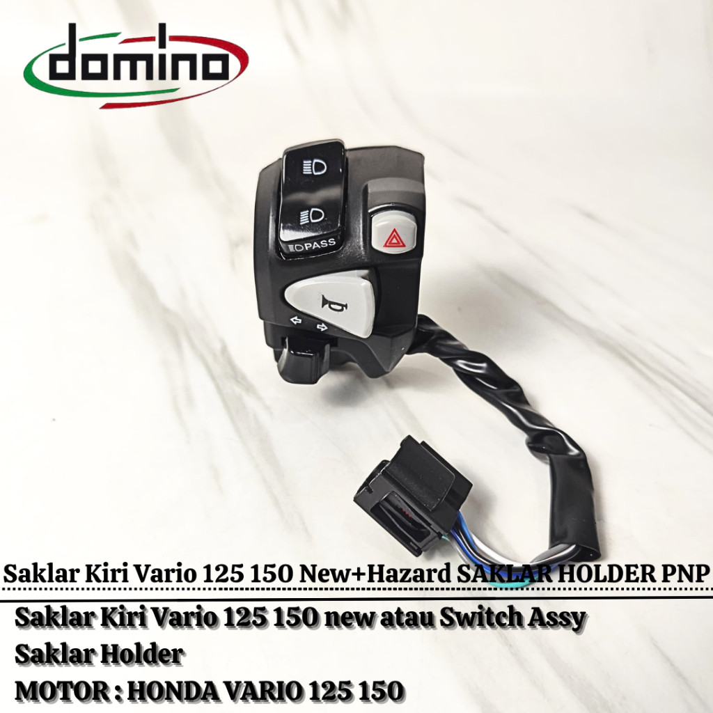 BISA COD Saklar Kiri Vario 125 150/160 + Hazard SAKLAR HOLDER VARIO 125 150/160 NEW PLUS HAZARD PNP