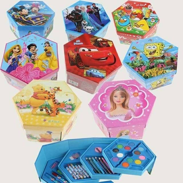 

GARDESHOP.ID 46 IN 1 CRAYON SET 46 PC KRAYON ALAT MENGGAMBAR PENSIL WARNA CAT AIR KUA
