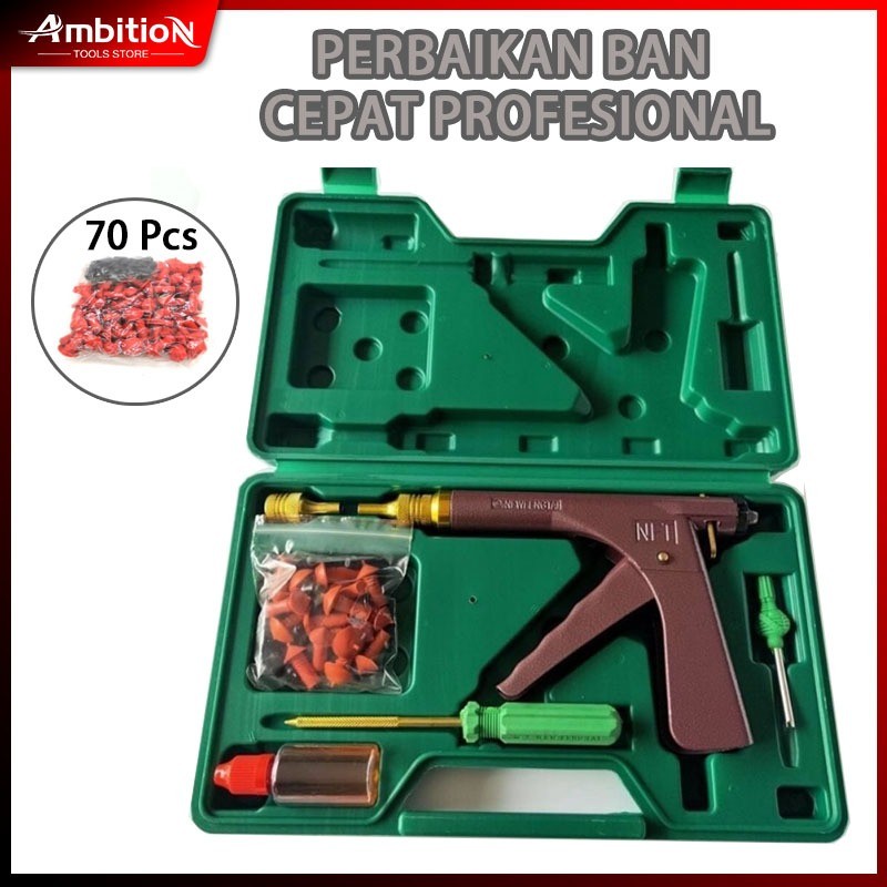 [Ready]Tubeless Roda Vacuum alat tambal ban tubles tubles gun bentuk tembak alat tambal