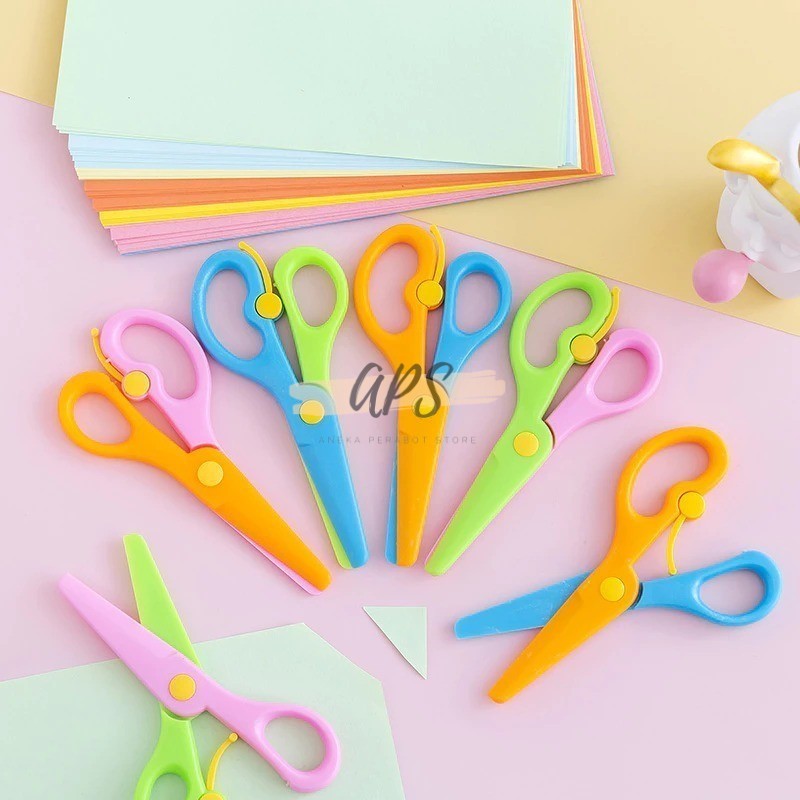 

APS-B301-Gunting Kertas Mini / Gunting Pengaman Anak Plastik