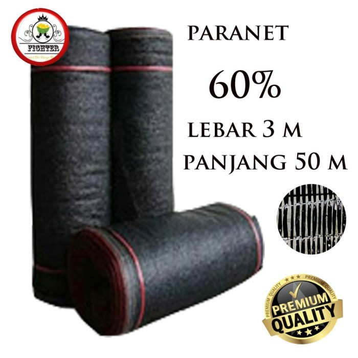 Paranet 60% lebar 3 m Rol / shading net / jaring tanaman