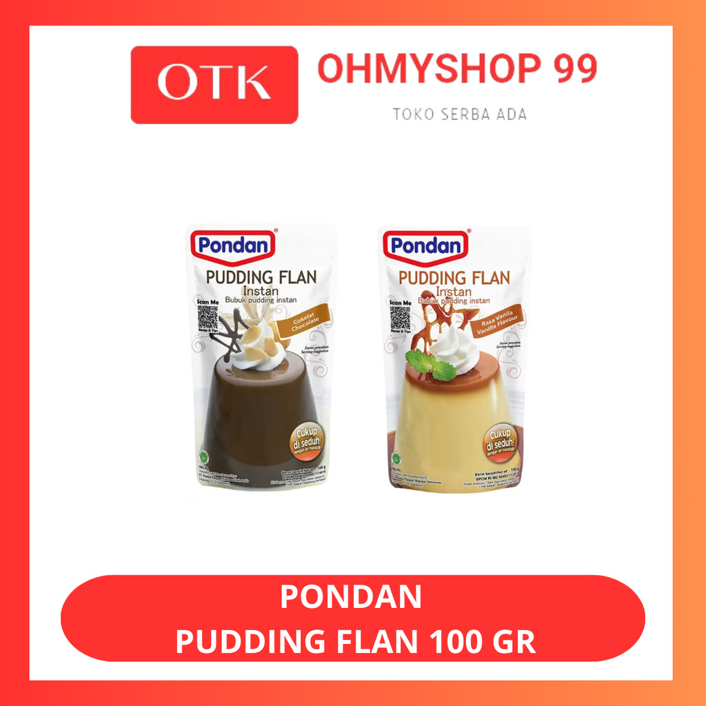 

Pondan Pudding Flan 100gr