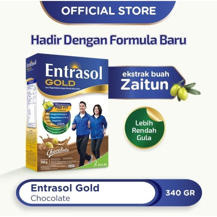 

[[PROMO]]BEST SELLER Susu Entrasol Gold Vanila Coklat 600g Untuk Menjaga Kesehatan Tulang - Coklat 340