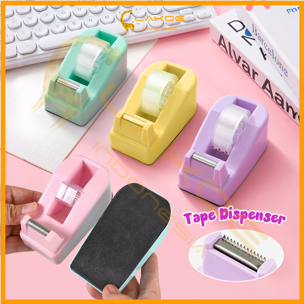 

Lakoe Tape Dispenser Solatip Alat Potong Isolasi Tape Cutter Anti Slip