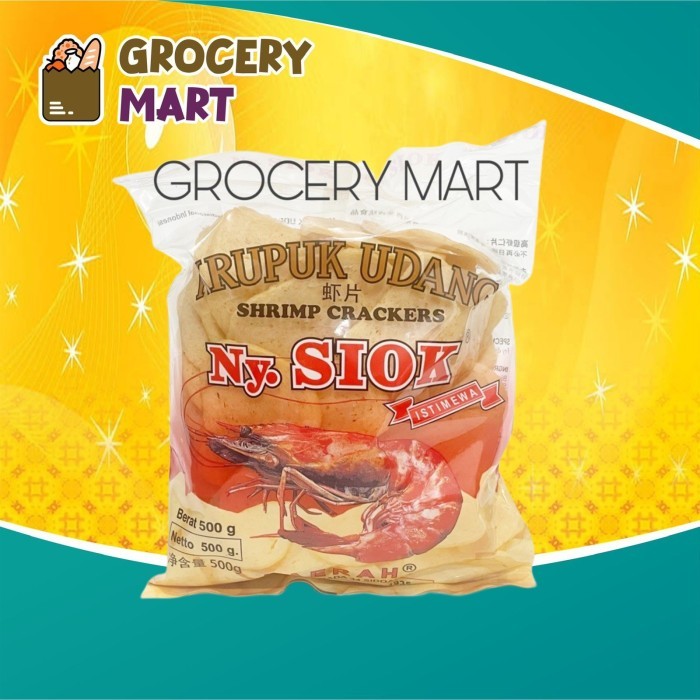 

Ny Siok Oval Kerupuk Udang / Shrimp Crackers