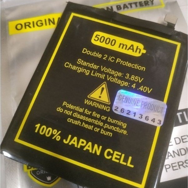 Baterai Batre Battery LG V10 STYLUS 2 BL-45B1F BL45B1F Double Power 5000mAh 2 IC Protector Batere Ba