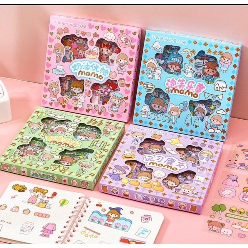 

STIKER SANRIO WATERPROOF 100 PCS PER BOX STIKER LUCU MURA