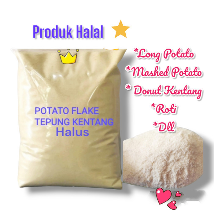 

Tepung kentang/Potato Flake Kemasan 1 kg