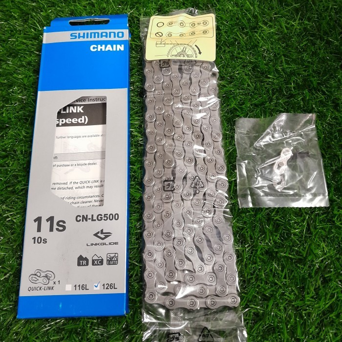 CHAIN / RANTAI SHIMANO CUES EP8 CN-LG500 9/10/11 Speed 126L LINKGLIDE