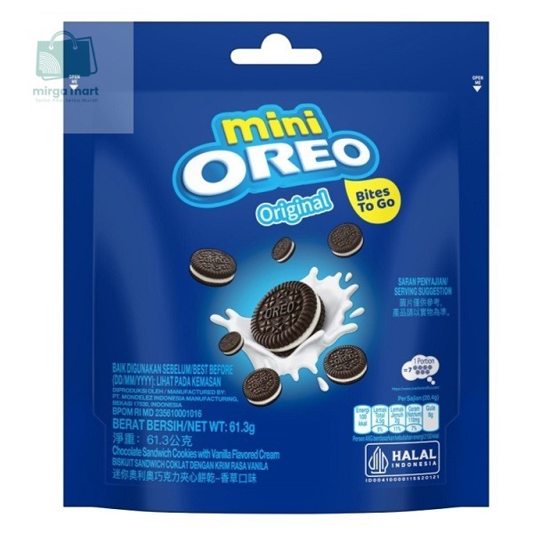

OREO MINI VANILLA 61.3 GR - BISKUIT