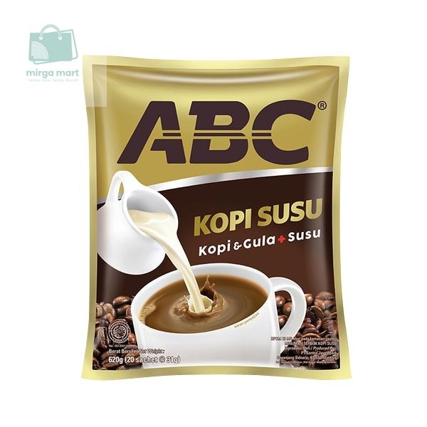 

ABC COFFEE SUSU BAG ISI 20 SACHET X 31 GR - KOPI