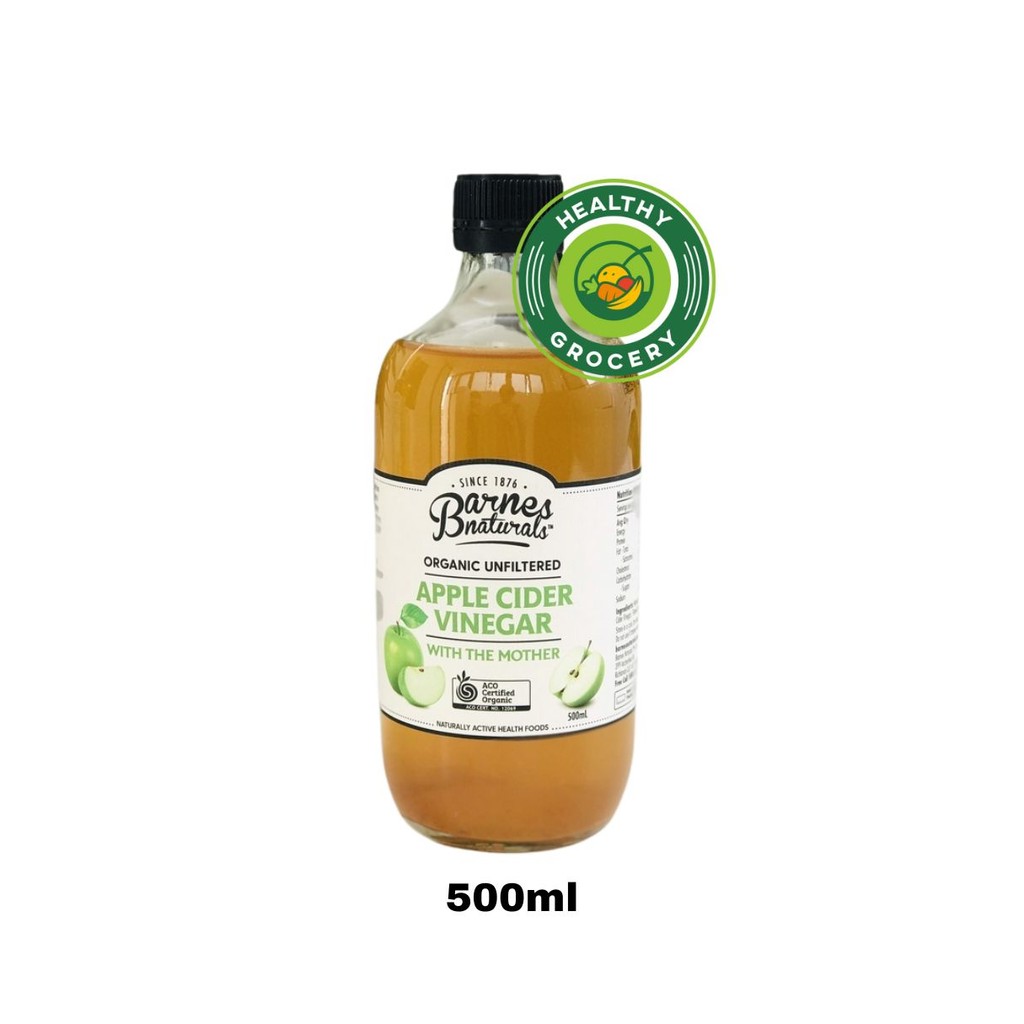 

Barnes Naturals Organic Unfiltered Apple Cider Vinegar 500ml