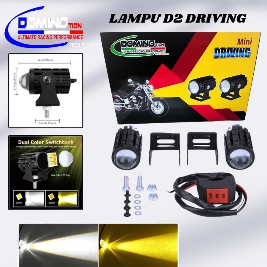 PROMO LAMPU TEMBAK LASER LED KIPAS MINI 12 VOLT LED WATERPROOF WARNA PUTIH KUNING / PUTIH PUTIH LAMP