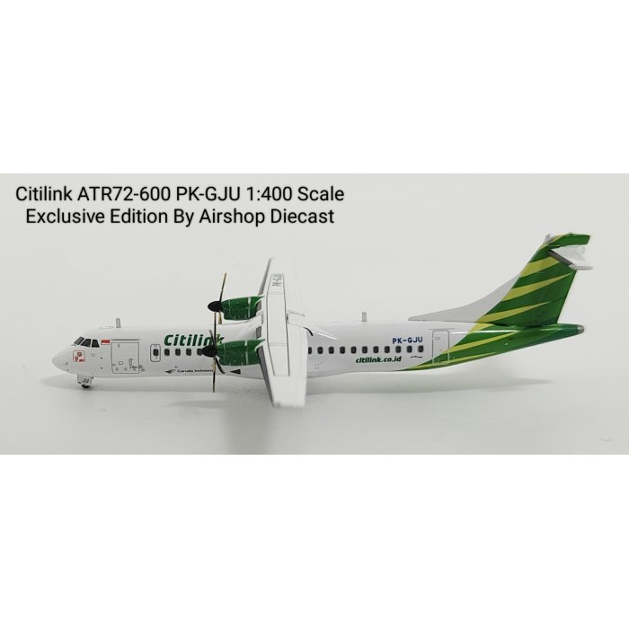 Citilink ATR72-600 PK-GJU Skala  1/400  Exclusive Edition Miniatur Mainan Diecast