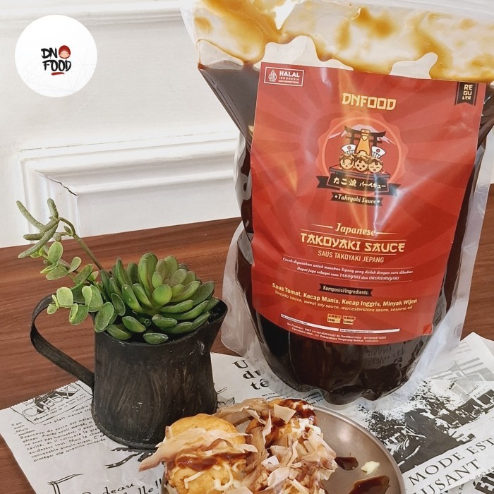 

[[New Arrival] Saus Takoyaki Dnfood Reguler 2000ml HALAL