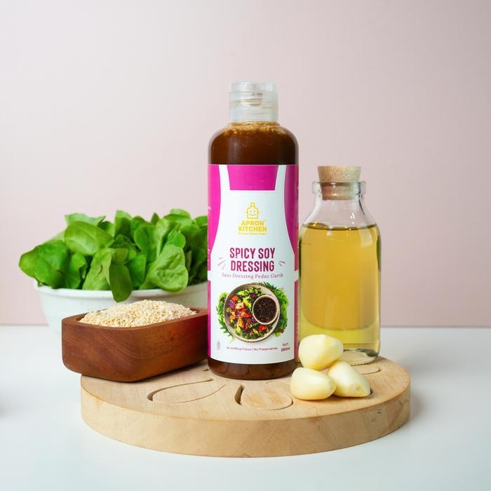 

Apron Kitchen Spicy Soy Dressing Salad Saus Gurih Pedas 250ml