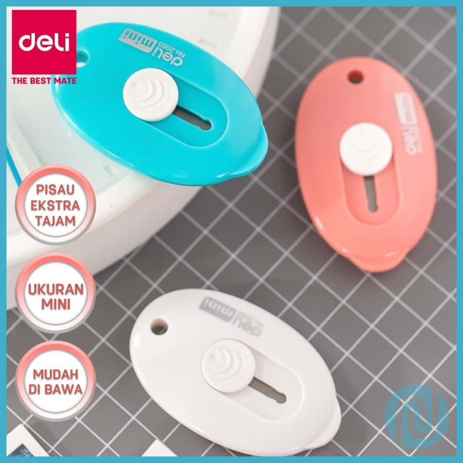 

Mini Cutter Pembuka Paket dengan Safety Lock