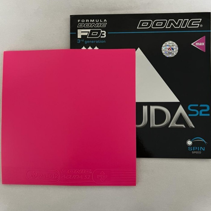 Donic Acuda S2 / karet bet pingpong - Pink