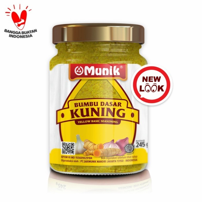 

[TERBARU]-Bumbu Masak Bumbu Dasar Kuning Munik - 245 gr