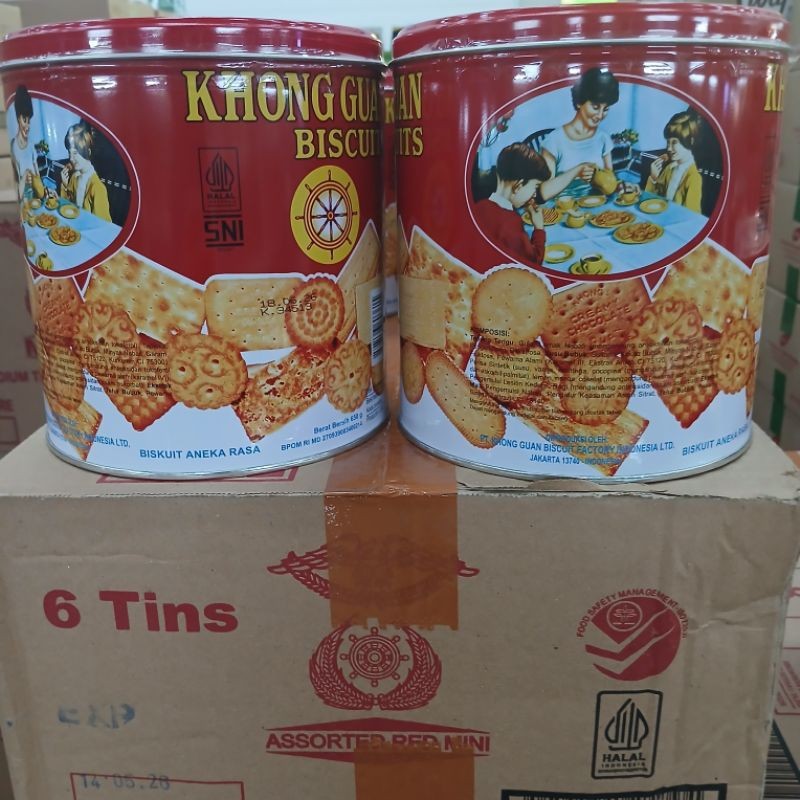 

KHONG GUAN ASSORTED BISKUIT KALENG MERAH 1Dus