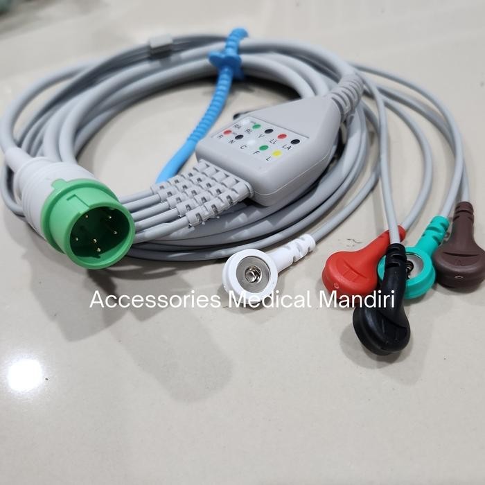 Kabel ecg/ ekg Zoncare 5 Lead 6 pin