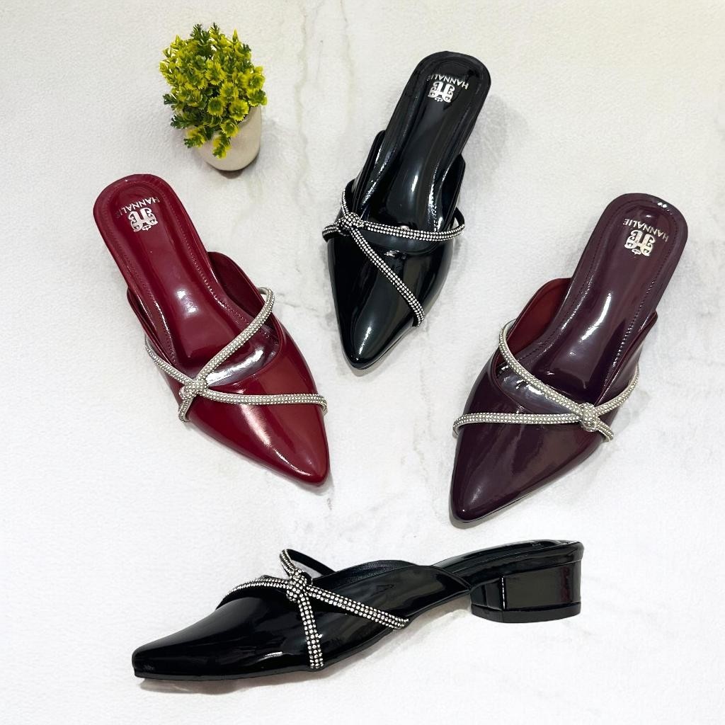 LUCY Heels Sandal Heels Wanita Hak 3cm -  Hak Kekinian Model Terbaru kondangan wisuda graduation