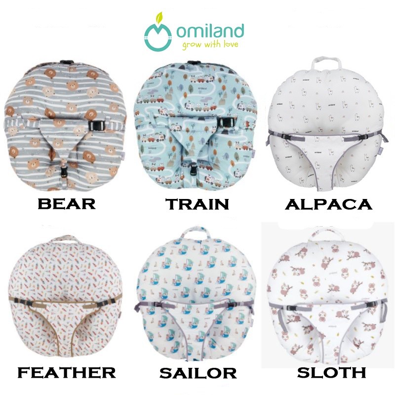 Omiland Sofa Bayi Omiland Sloth /Otter/Alpaca / Sailor / Train / Feather / Penguin Series