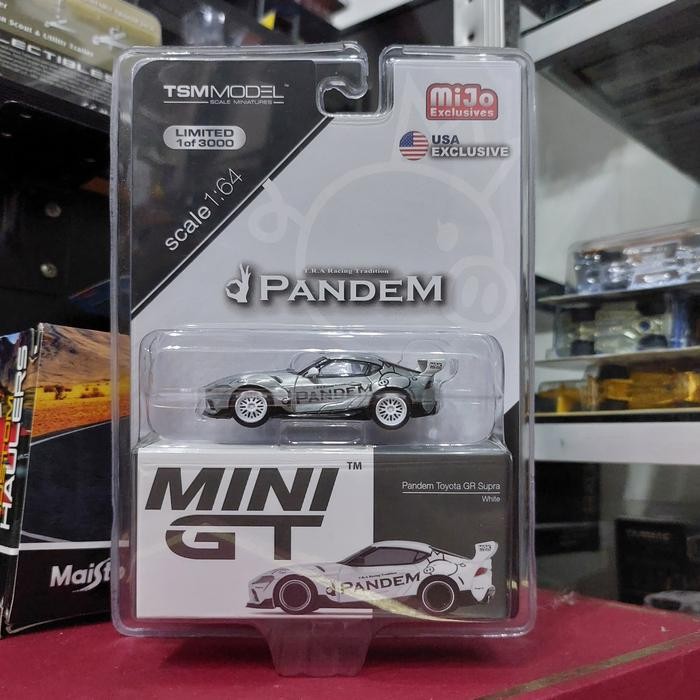 LP2155 Mini GT Skala 64 Toyota GR Supra Pandem White CHASE