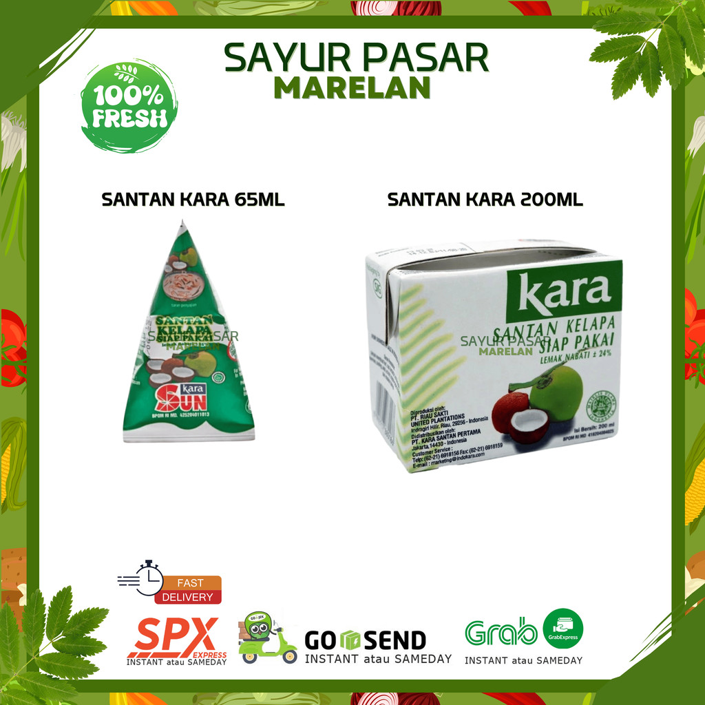 

Santan Kara / Sun Kara/santan Instan / Santan Praktis / Santan Siap Pakai / Siap Pake - 65ml 200ml