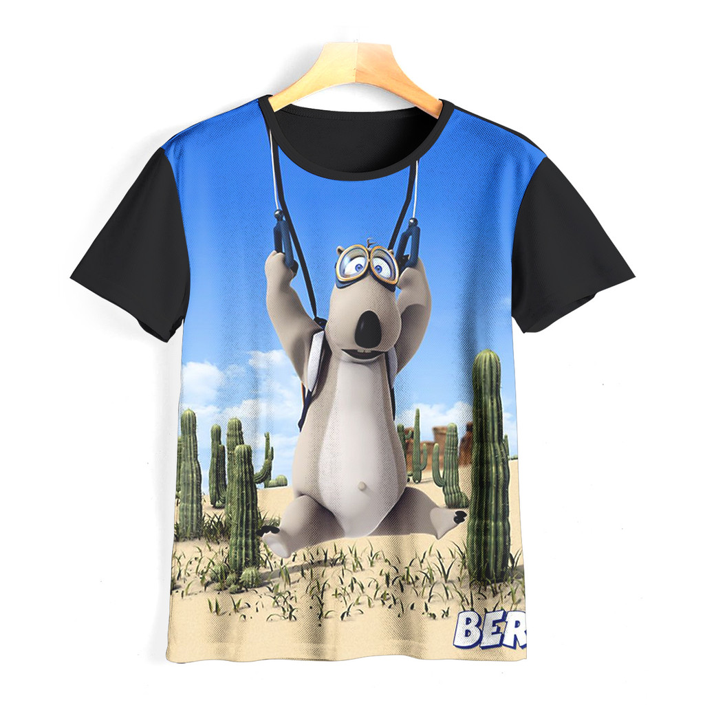 Kaos Bernard Bear Keren dan Adem | Kaos Kartun Bernard Bear Anak | 055KD065 Beranrd
