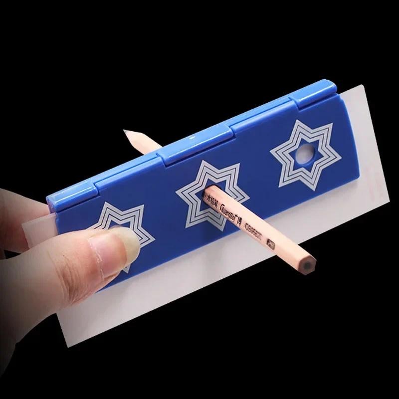 

Pencil Penetrate Coins Magic Tricks Pen Pass Thru Holes Penetration Magia Close Up Street Illusions Gimmick Mentalism Props Easy