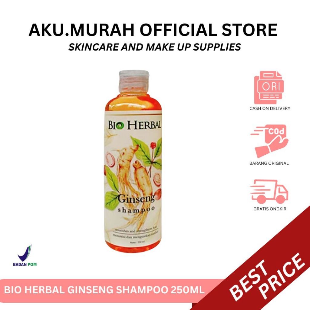 BIO HERBAL GINSENG SHAMPOO 250 ML | GINSENG SHAMPOO