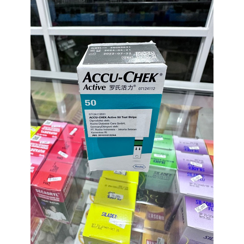 accu chek active strip 50 (exp 07/2025)