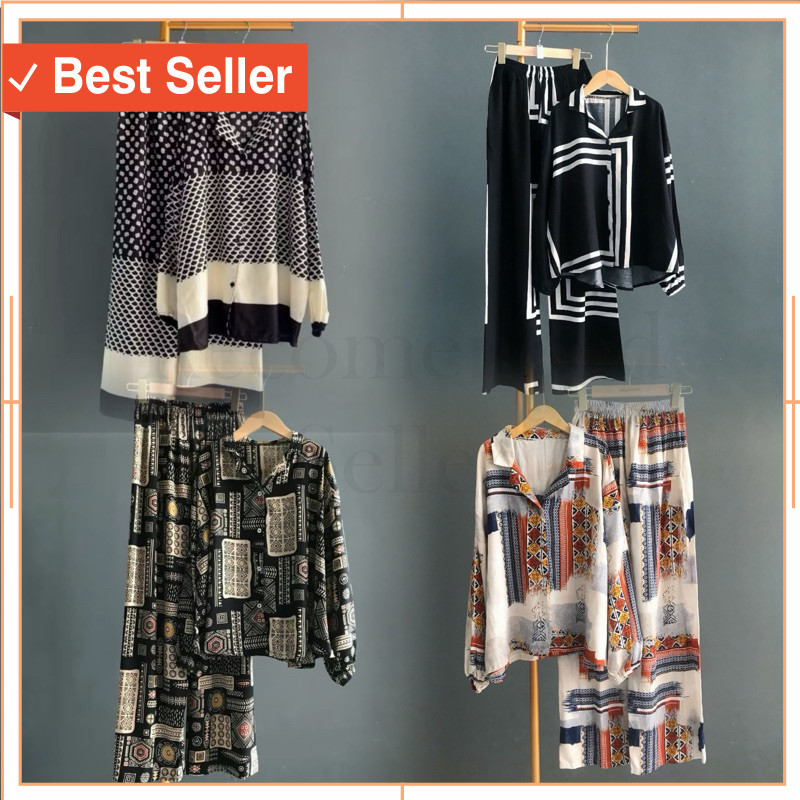 Baju Murah Kekinian / One set Wanita /Setelan wanita Jumbo / setelan rayon Jumbo / Setelan Jumbo / o