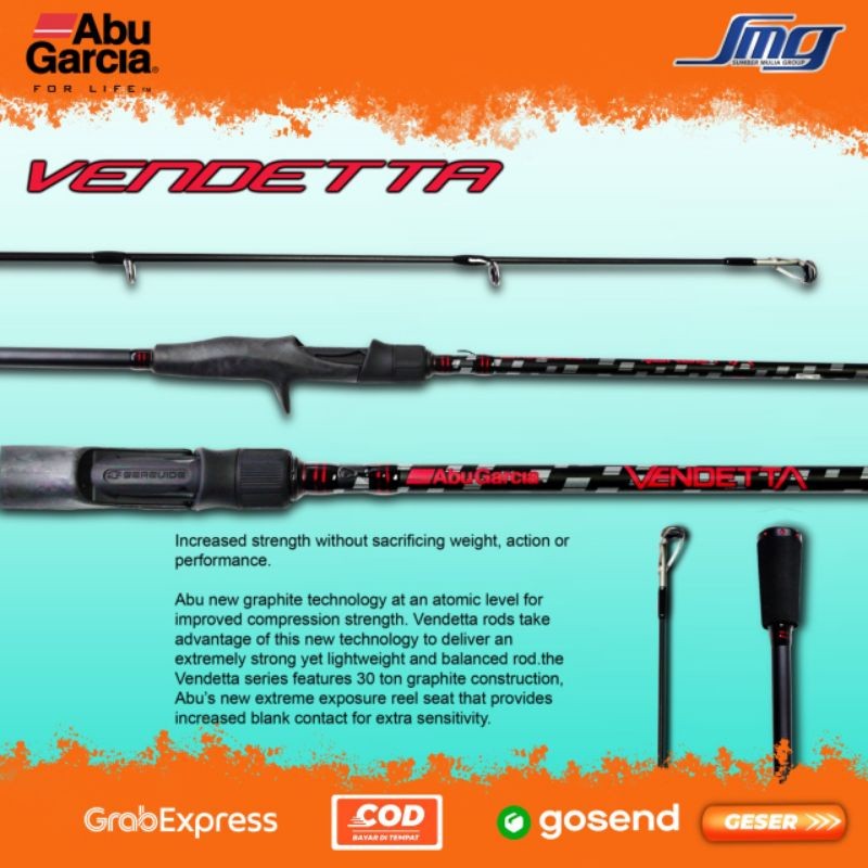 JORAN PANCING ABU GARCIA VENDETTA ORIGINAL TER BAITCASTING MURAH | ALAT PANCING | PERLENGKAPAN PANCI