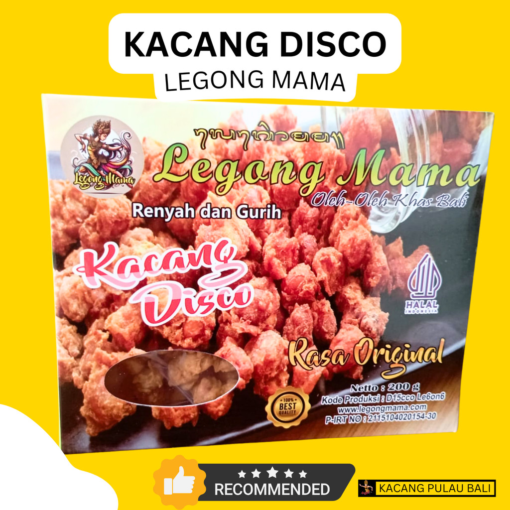 

Kacang Disco Legong Mama 200gr Oleh Oleh Bali